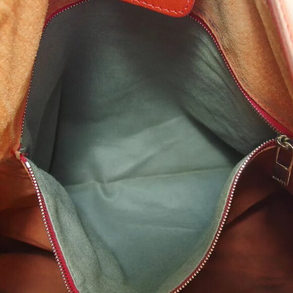 HIROFU shoulder bag H mark leather Authentic Used C4156 - Picture 8 of 9